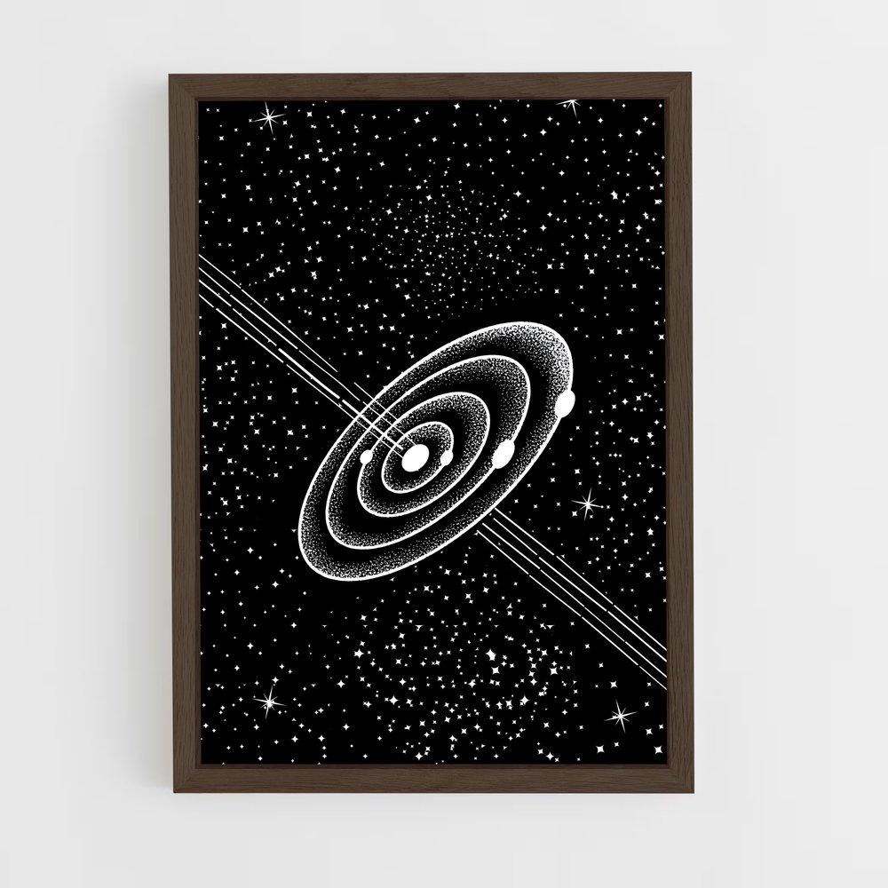Poster Minimaliste espace énigmatique – affiche Art spatial (vue 5)